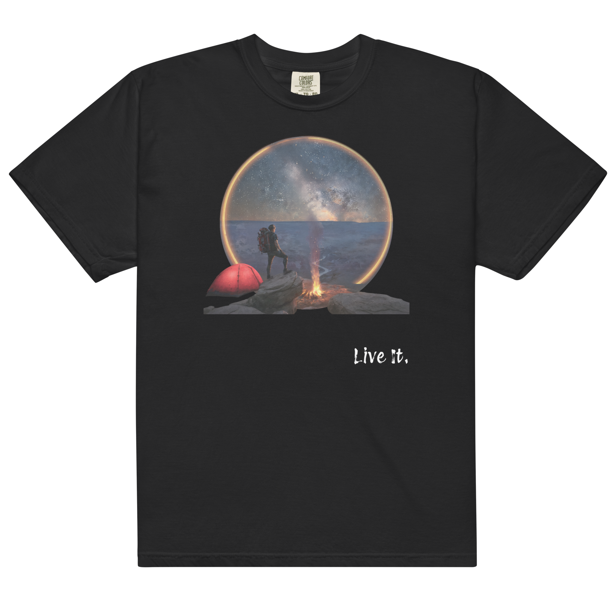Camping T-shirt. Live It.
