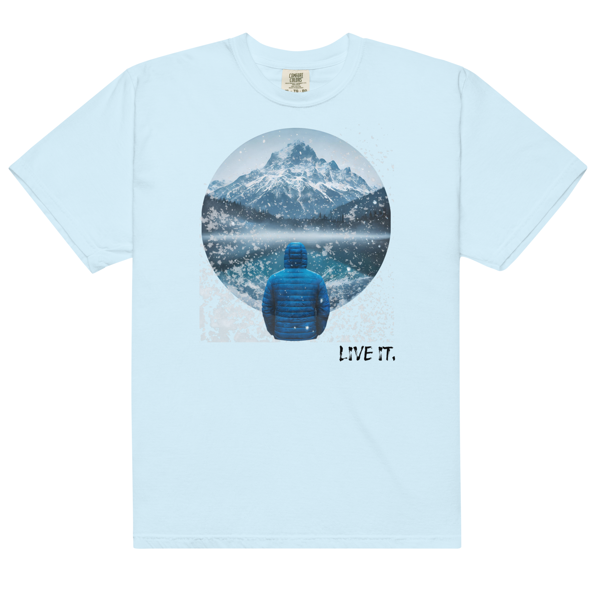 Snowy Mountain T-shirt, Live It.