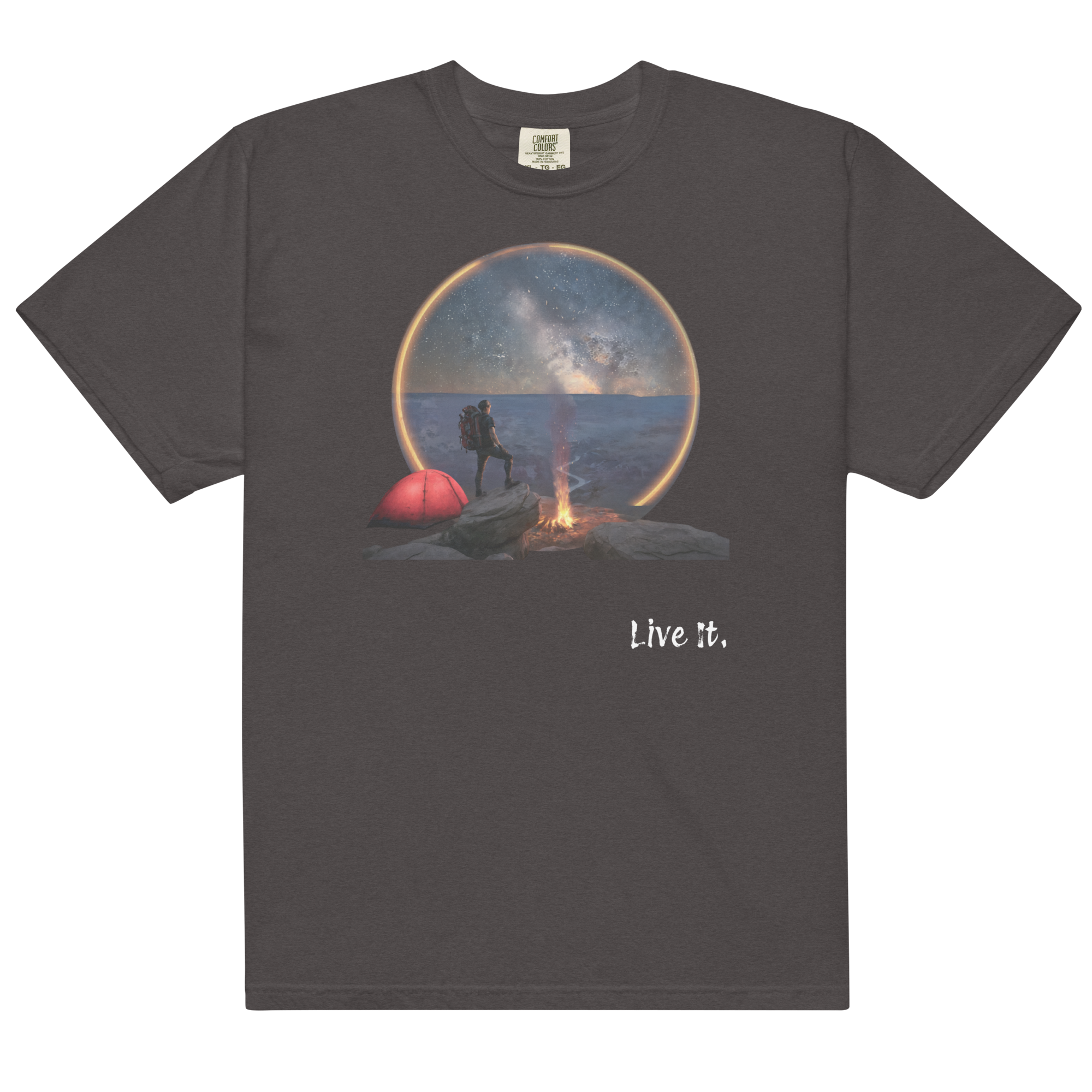 Camping T-shirt. Live It.