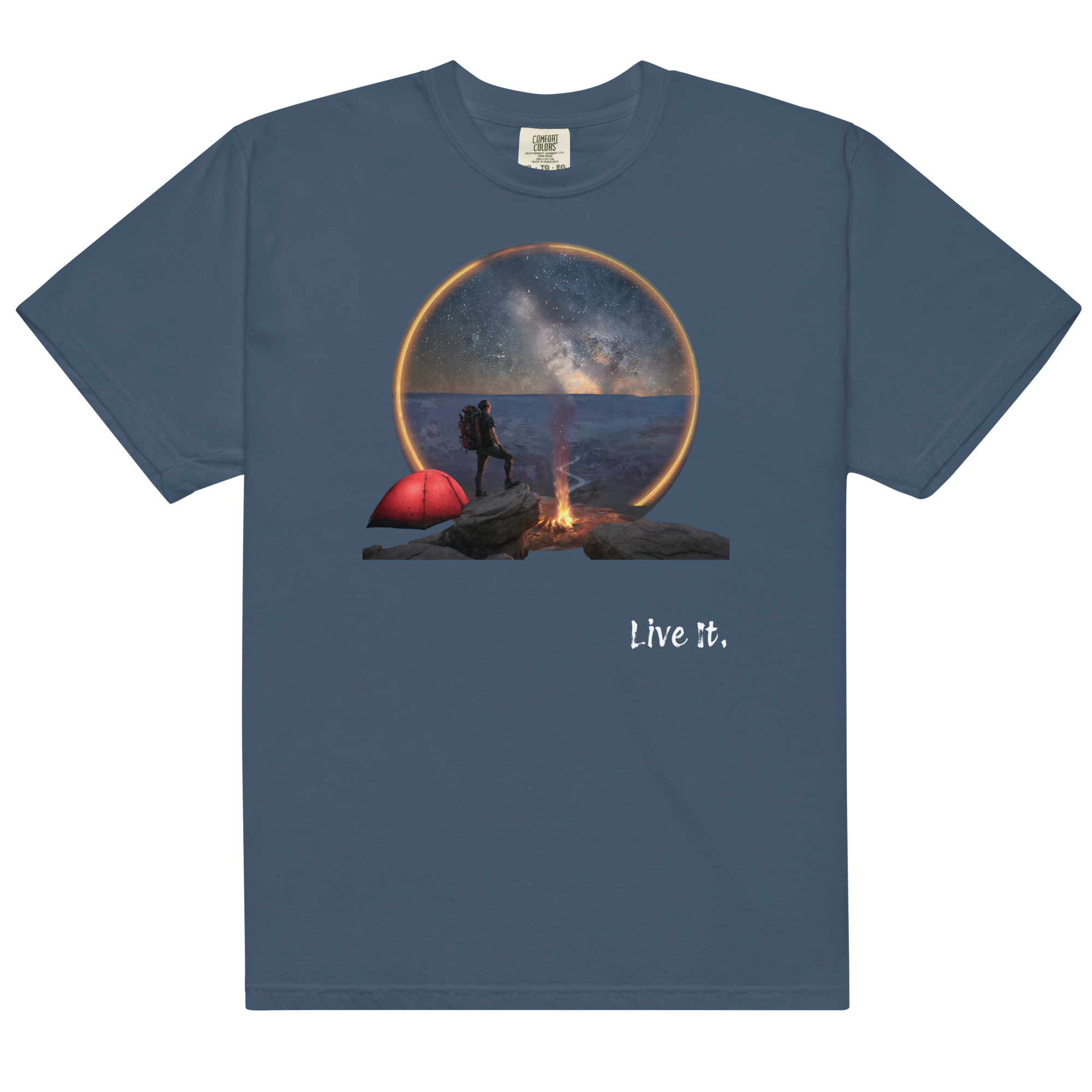 Camping T-shirt. Live It.