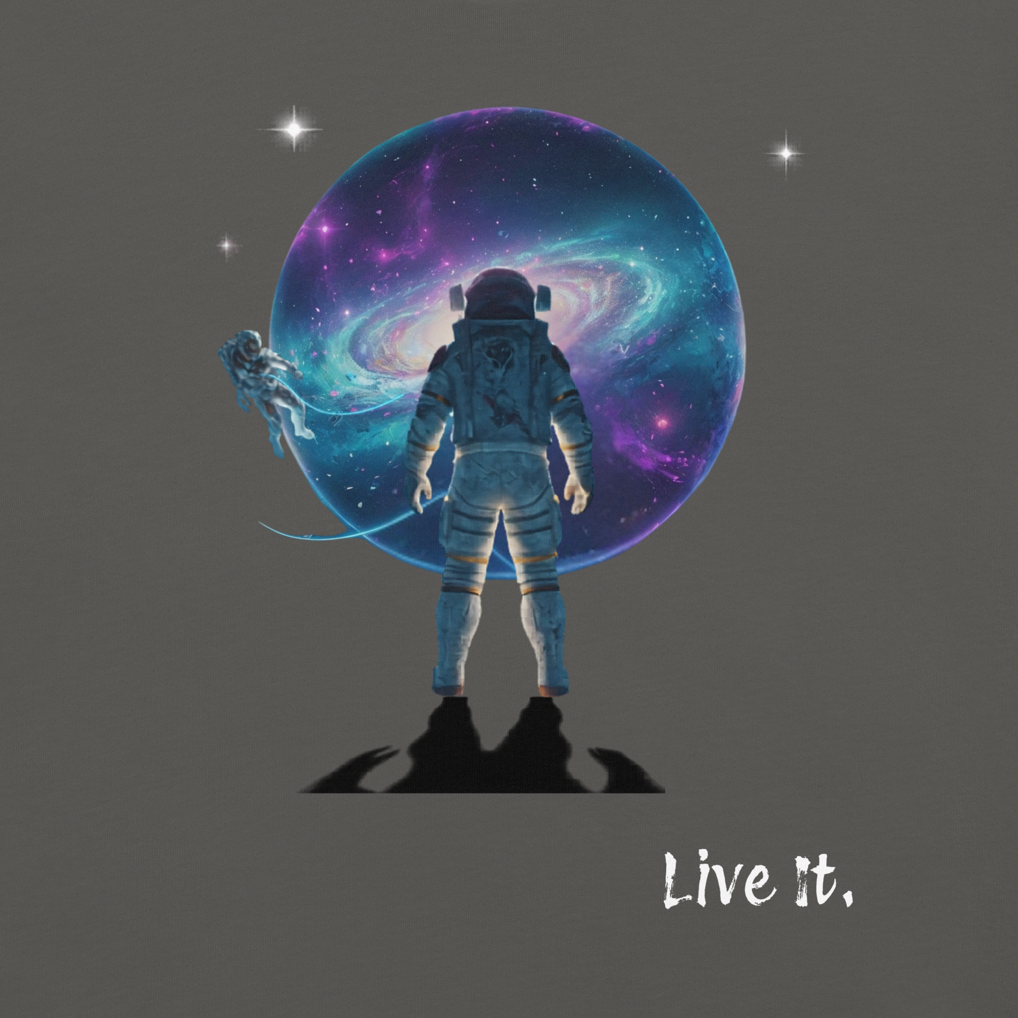 Spaceman T-shirt. Live It.