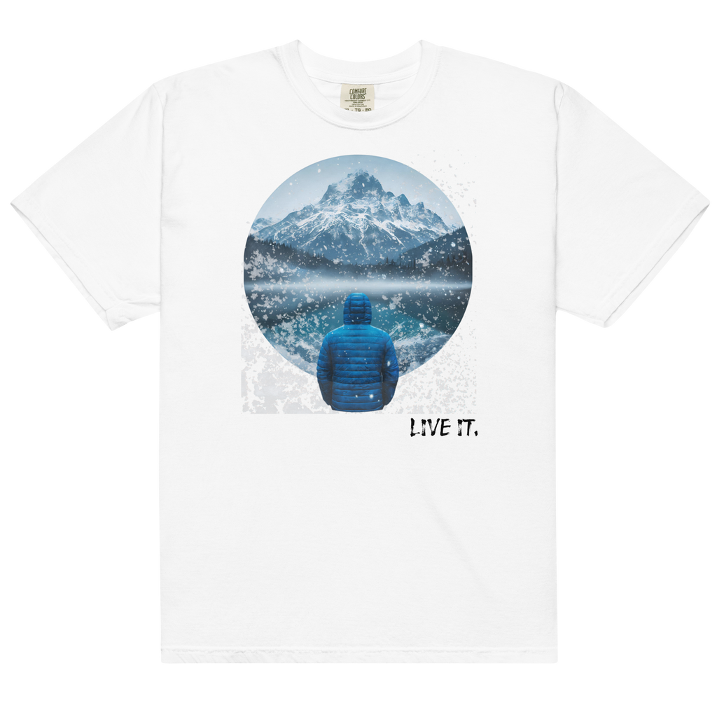 Snowy Mountain T-shirt, Live It.