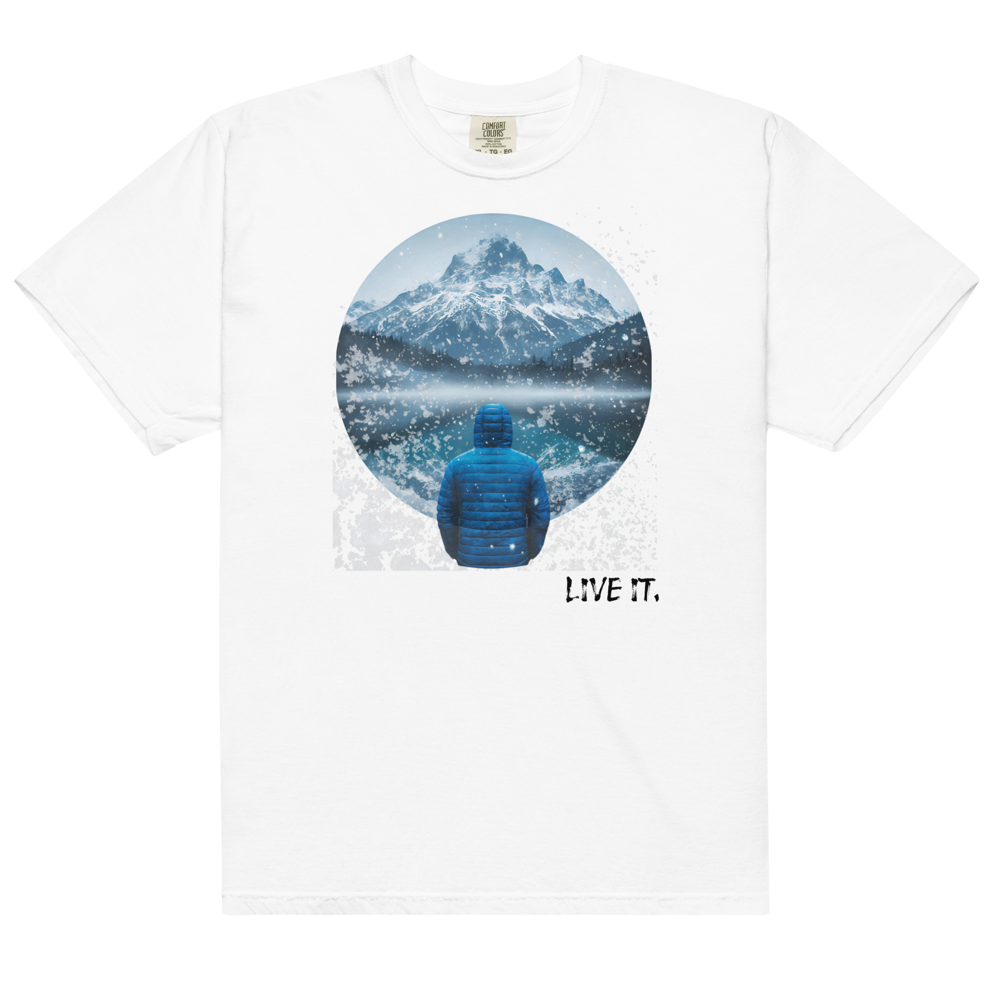 Snowy Mountain T-shirt, Live It.